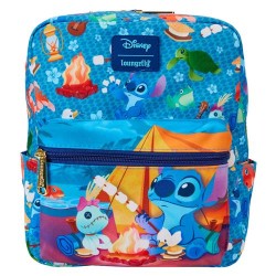 Loungefly Disney Stitch Camping Cuties Nylon Mini Backpack WDBK3646